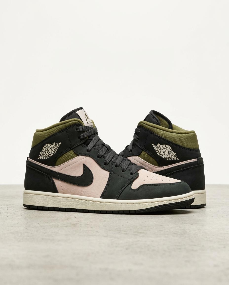 AIR JORDAN 1 MID SE 'LIGHT OREWOOD BROWN'